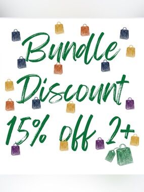 💚Bundle Discount 15% off 2+💚